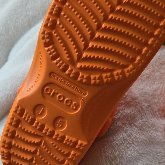 CROCS Kids Water Shoes - Vibrant Orange - Picture 3 of 6
